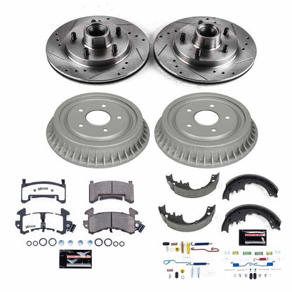 PowerStop Front & Rear Z26 Street Warrior Brake Kit | Chevrolet LLV (87-91) (K15026DK-26)