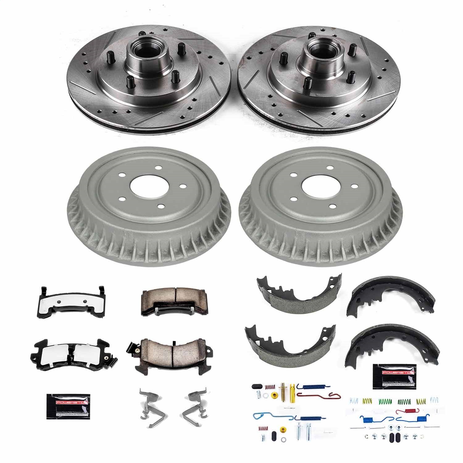PowerStop Front & Rear Z36 Truck & Tow Brake Kit | Chevrolet LLV (87-91) (K15026DK-36)