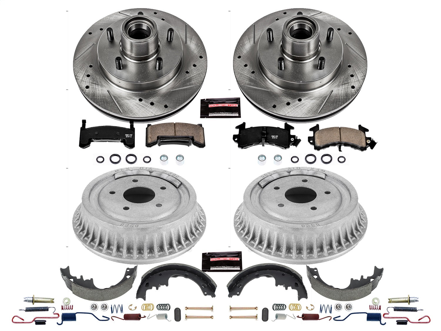 PowerStop Front & Rear Z23 Evolution Sport Brake Kit | Chevrolet LLV (87-91) (K15026DK)