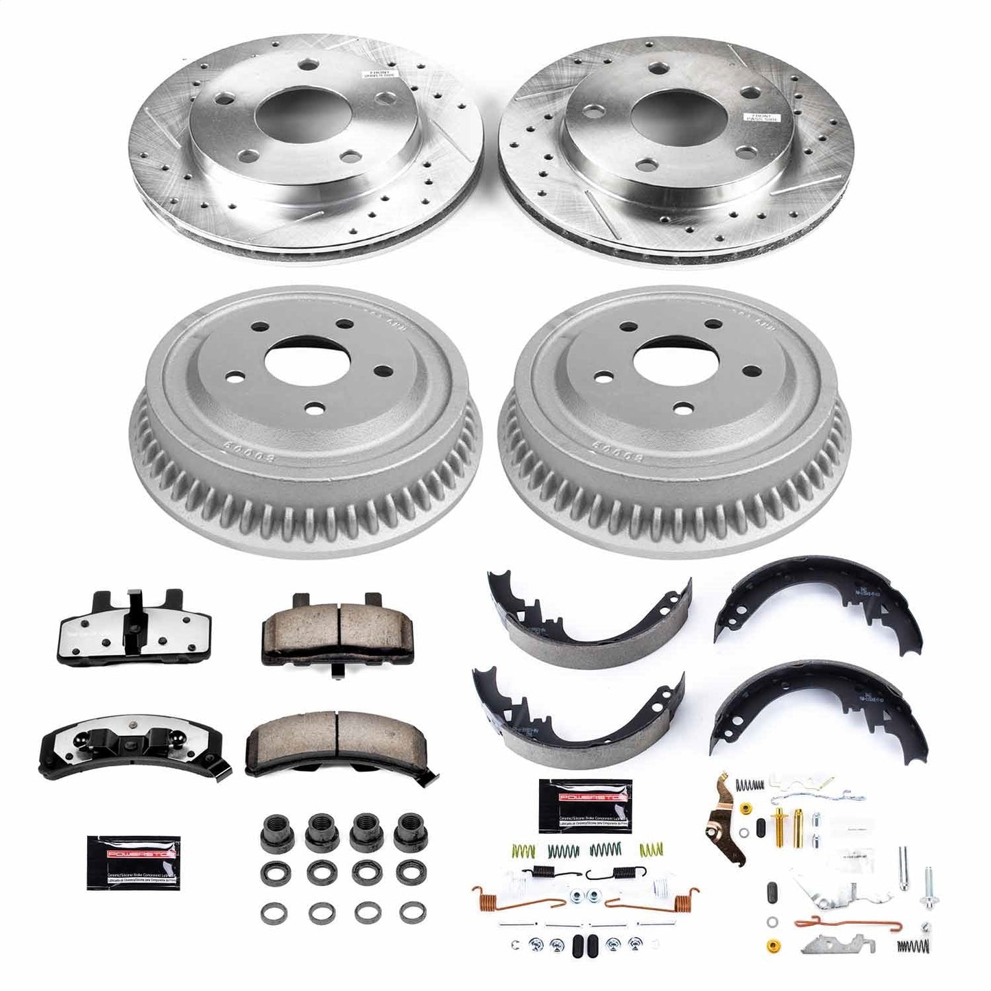 PowerStop Front & Rear Z36 Truck & Tow Brake Kit | Dodge Ram 1500 (94-99) (K15033DK-36)