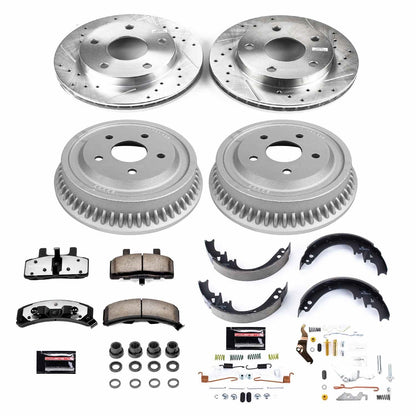 PowerStop Front & Rear Z36 Truck & Tow Brake Kit | Dodge Ram 1500 (94-99) (K15033DK-36)