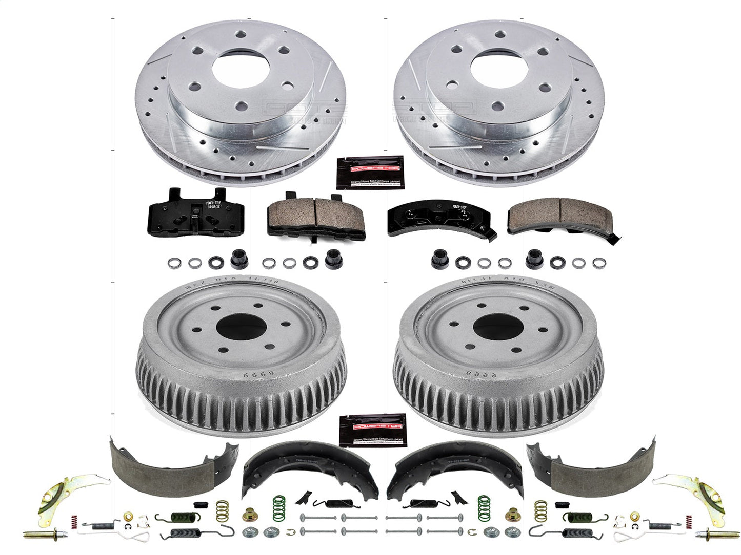 PowerStop Front & Rear Z23 Evolution Sport Brake Kit | Cadillac Escalade (99-00) (K15035DK)