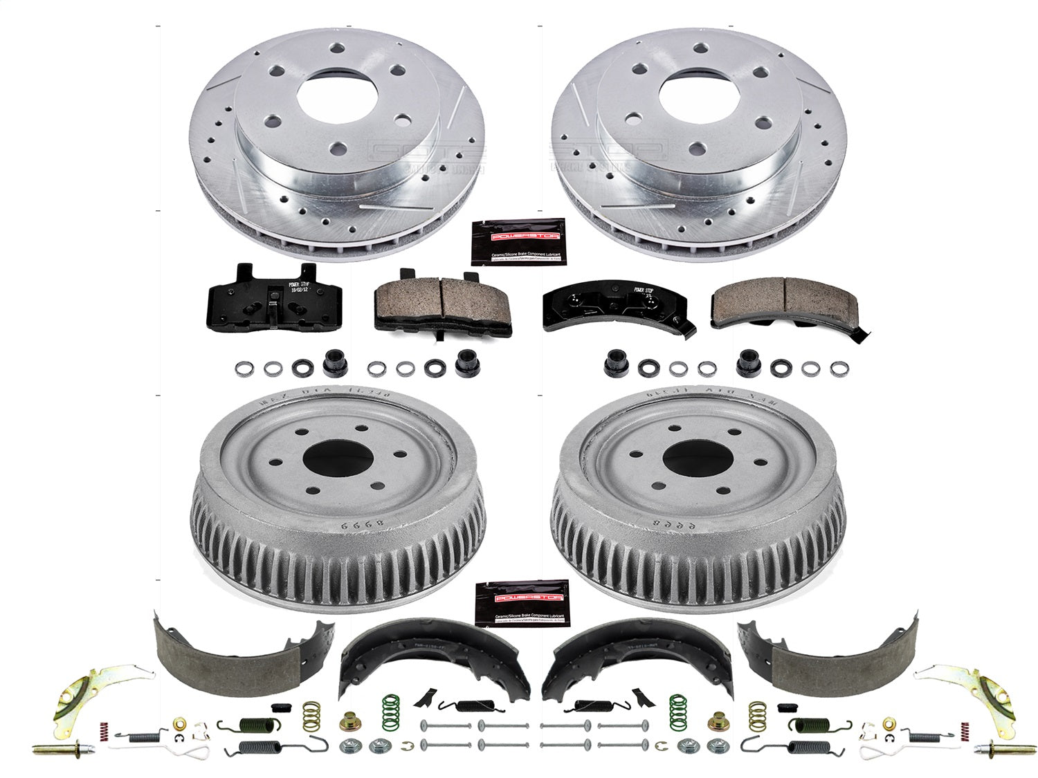 PowerStop Front & Rear Z23 Evolution Sport Brake Kit | Cadillac Escalade (99-00) (K15035DK)