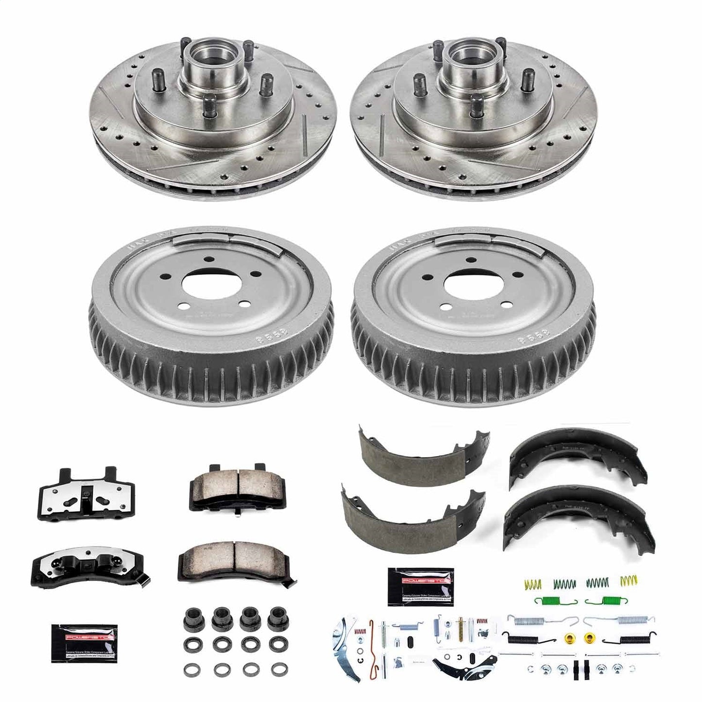 PowerStop Front & Rear Z36 Truck & Tow Brake Kit | Chevrolet Tahoe (98-00) (K15038DK-36)