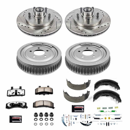 PowerStop Front & Rear Z36 Truck & Tow Brake Kit | Chevrolet Tahoe (98-00) (K15038DK-36)