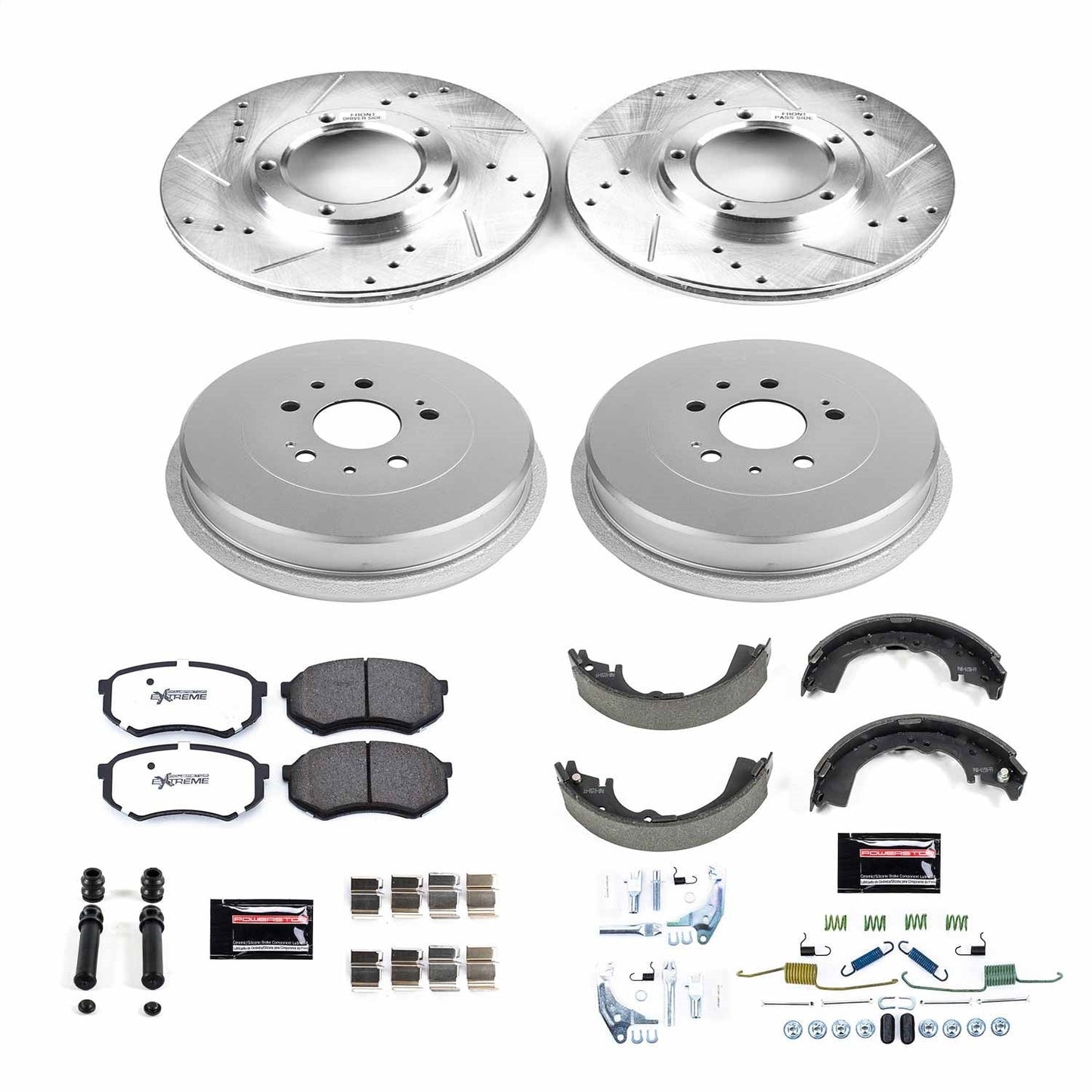 PowerStop Front & Rear Z36 Truck & Tow Brake Kit | Toyota Tacoma (95-04) (K15039DK-36)