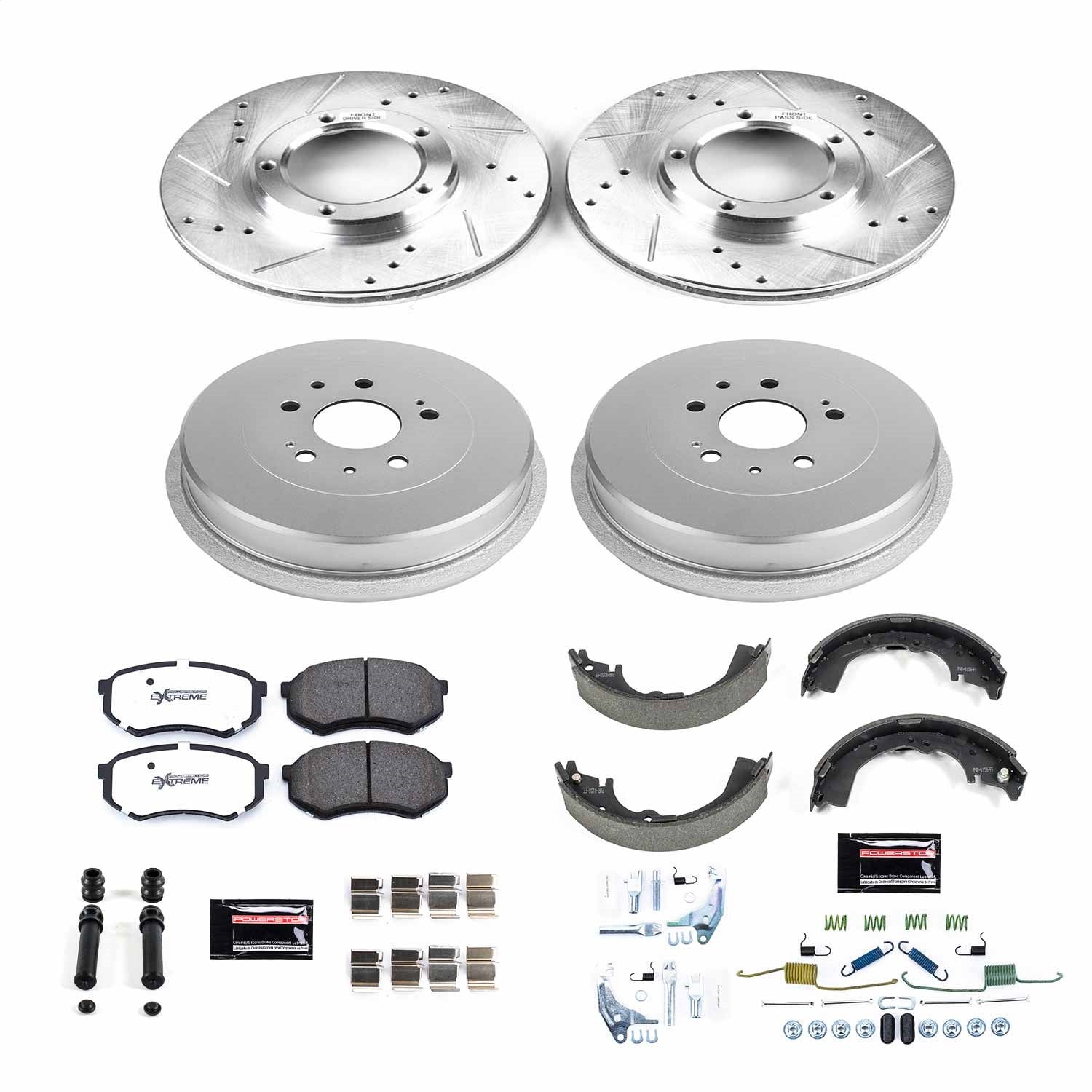PowerStop Front & Rear Z36 Truck & Tow Brake Kit | Toyota Tacoma (95-04) (K15039DK-36)