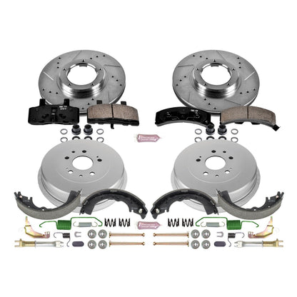 PowerStop Front & Rear Z23 Evolution Sport Brake Kit | Toyota Tacoma (95-04) (K15039DK)