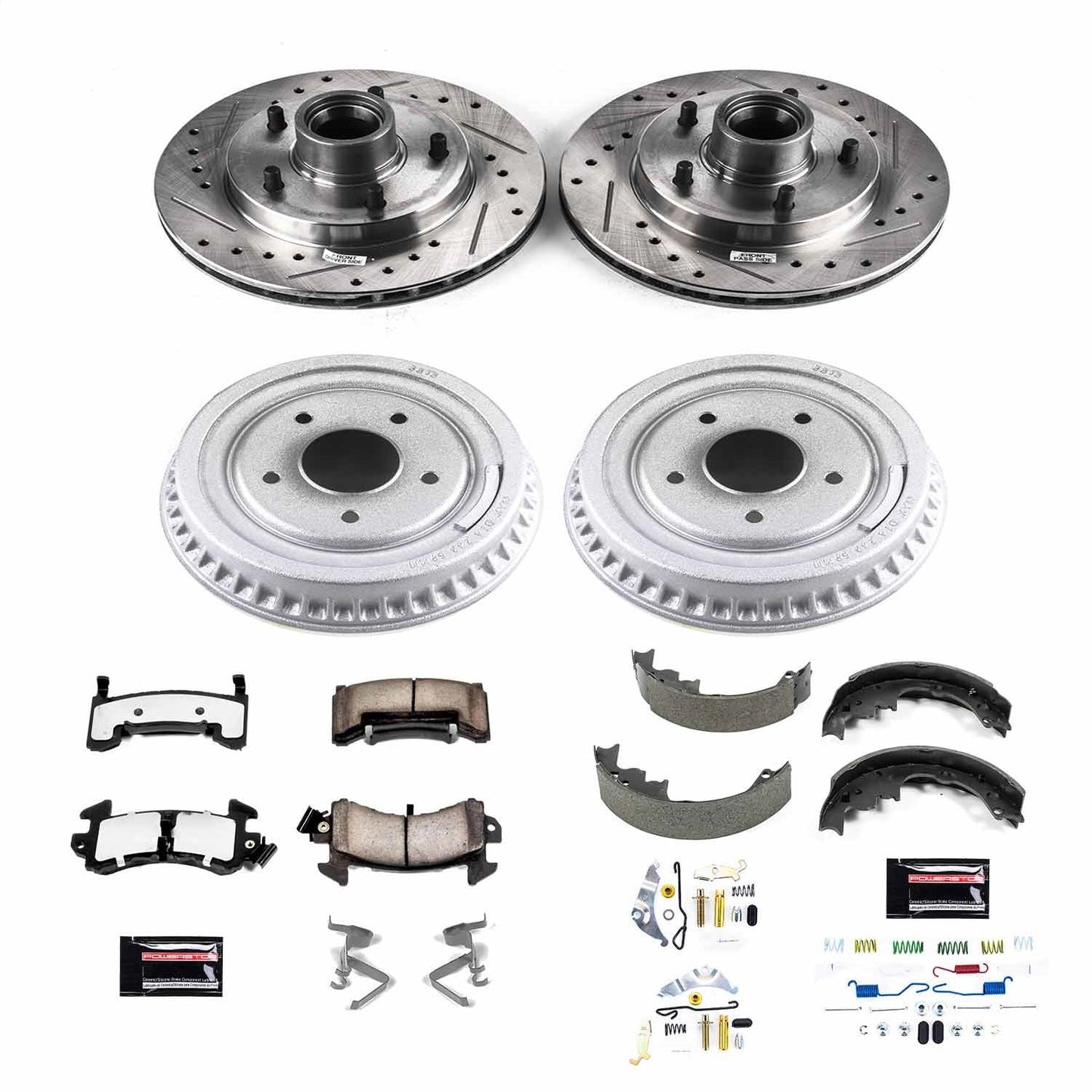 PowerStop Front & Rear Z36 Truck & Tow Brake Kit | Buick Century (79-81) (K15041DK-36)
