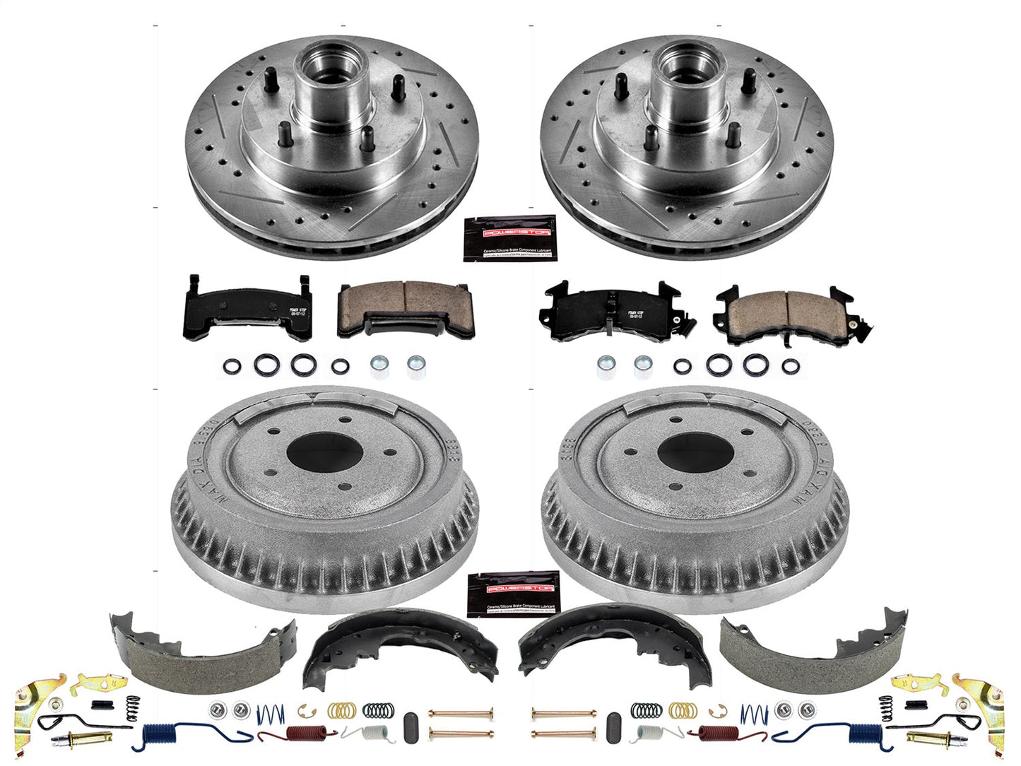 PowerStop Front & Rear Z23 Evolution Sport Brake Kit | Buick Century (79-81) (K15041DK)