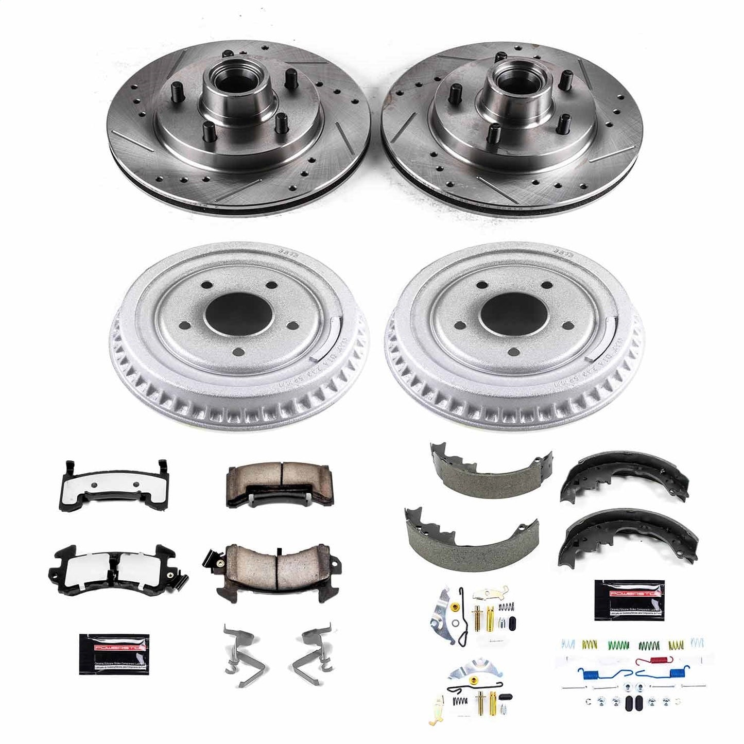 PowerStop Front & Rear Z36 Truck & Tow Brake Kit | Buick Regal (82-83) (K15042DK-36)
