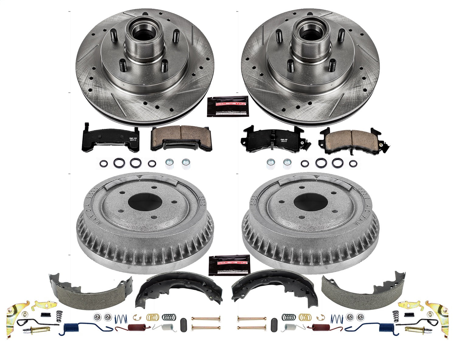 PowerStop Front & Rear Z23 Evolution Sport Brake Kit | Buick Regal (82-83) (K15042DK)