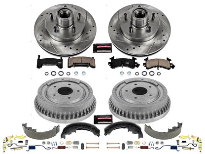 PowerStop Front & Rear Z23 Evolution Sport Brake Kit | Buick Regal (82-83) (K15042DK)