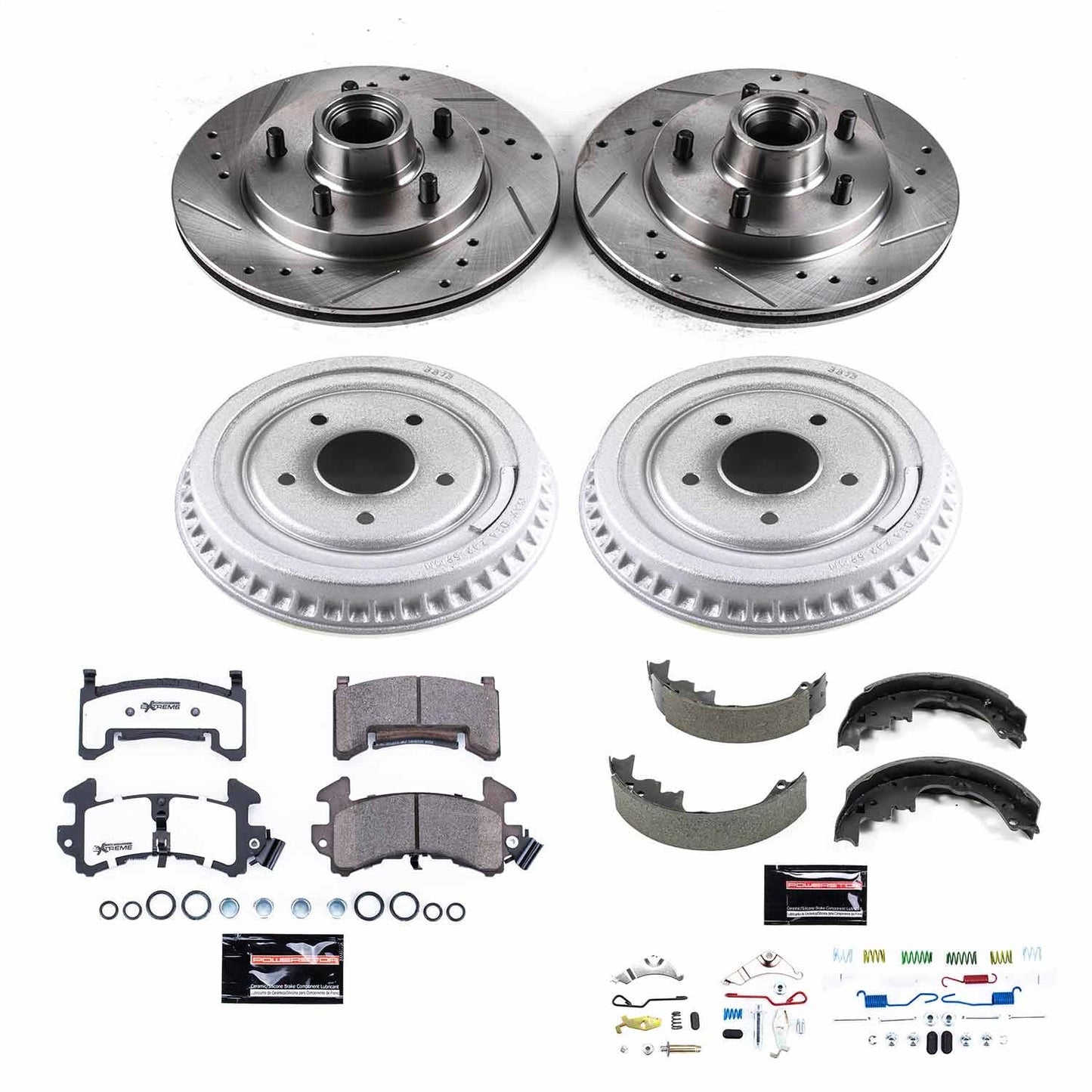 PowerStop Front & Rear Z26 Street Warrior Brake Kit | Buick Regal (1984) (K15043DK-26)