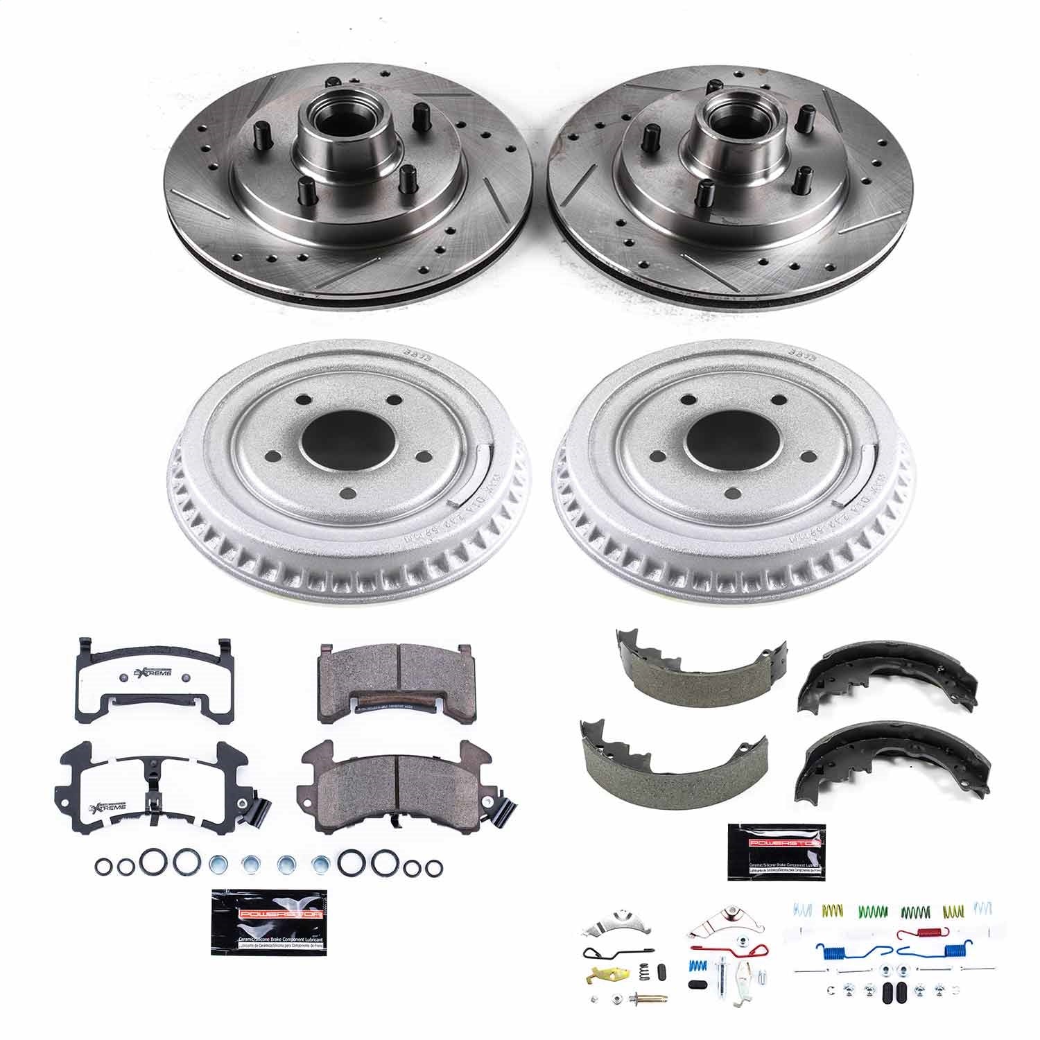 PowerStop Front & Rear Z26 Street Warrior Brake Kit | Buick Regal (1984) (K15043DK-26)