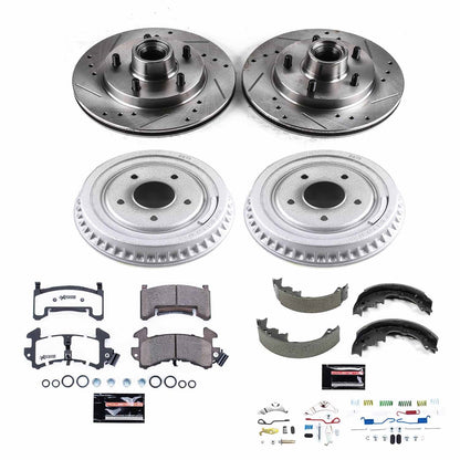 PowerStop Front & Rear Z26 Street Warrior Brake Kit | Buick Regal (1984) (K15043DK-26)
