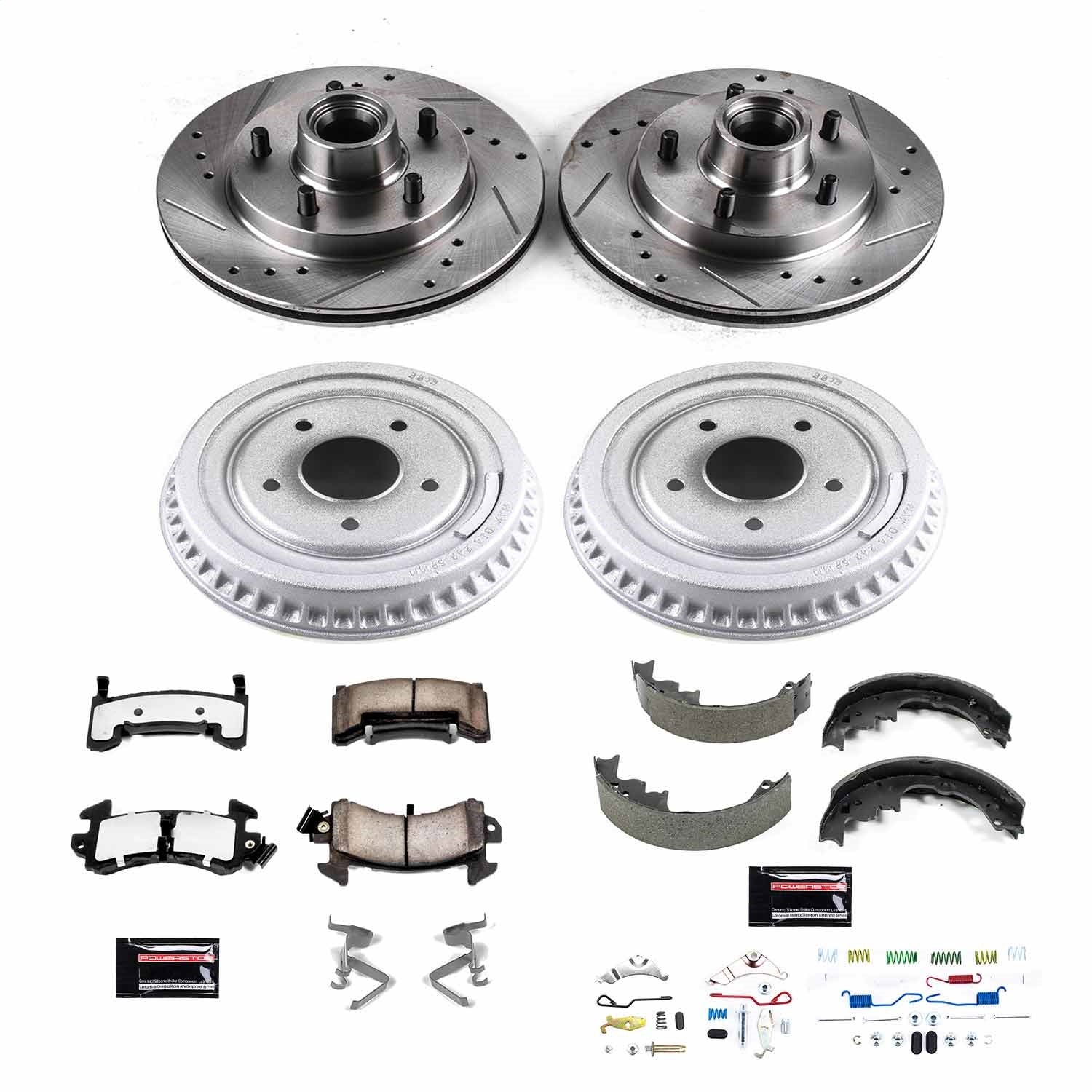 PowerStop Front & Rear Z36 Truck & Tow Brake Kit | Buick Regal (84) (K15043DK-36)