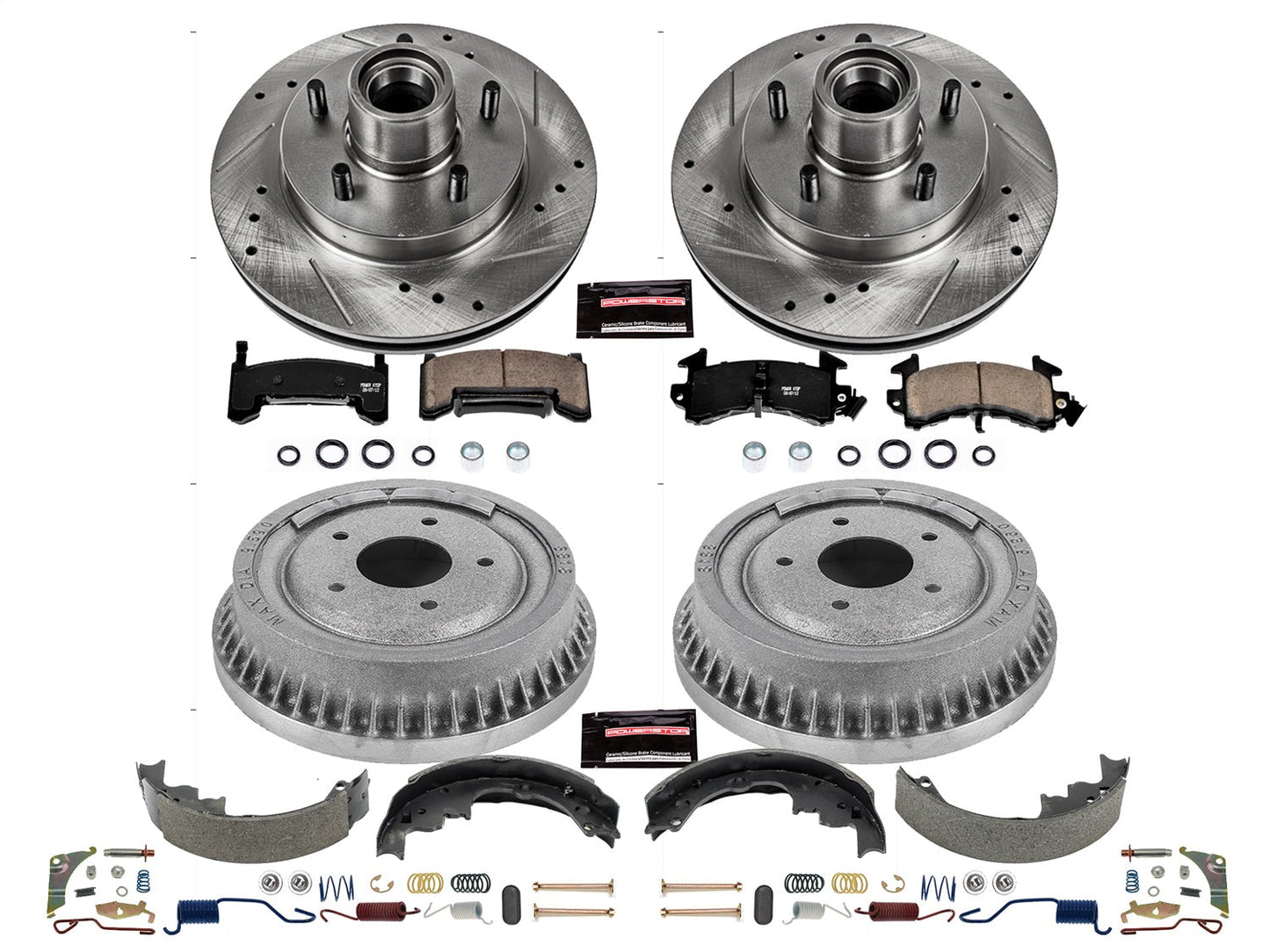 PowerStop Front & Rear Z23 Evolution Sport Brake Kit | Buick Regal (84) (K15043DK)