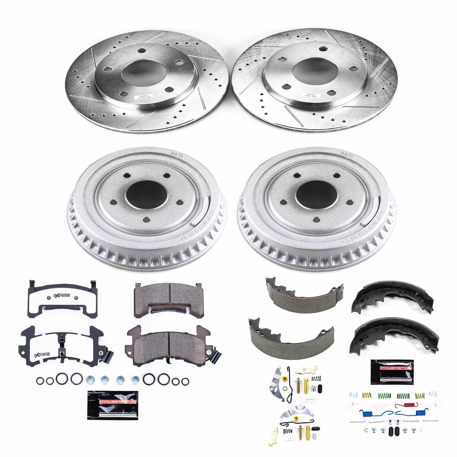 PowerStop Front & Rear Z26 Street Warrior Brake Kit | Buick Riviera (79-85) (K15045DK-26)