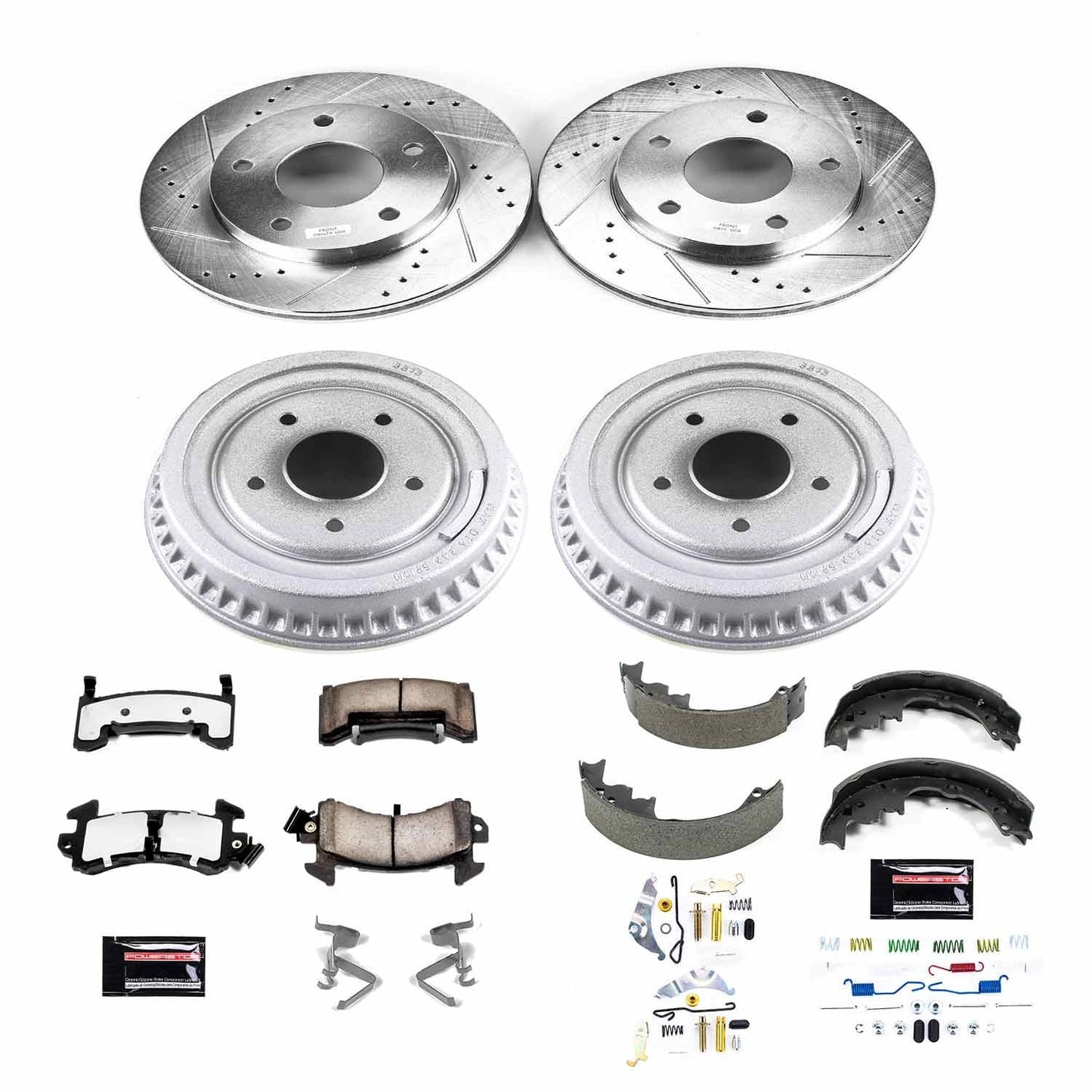 PowerStop Front & Rear Z36 Truck & Tow Brake Kit | Buick Riviera (79-85) (K15045DK-36)