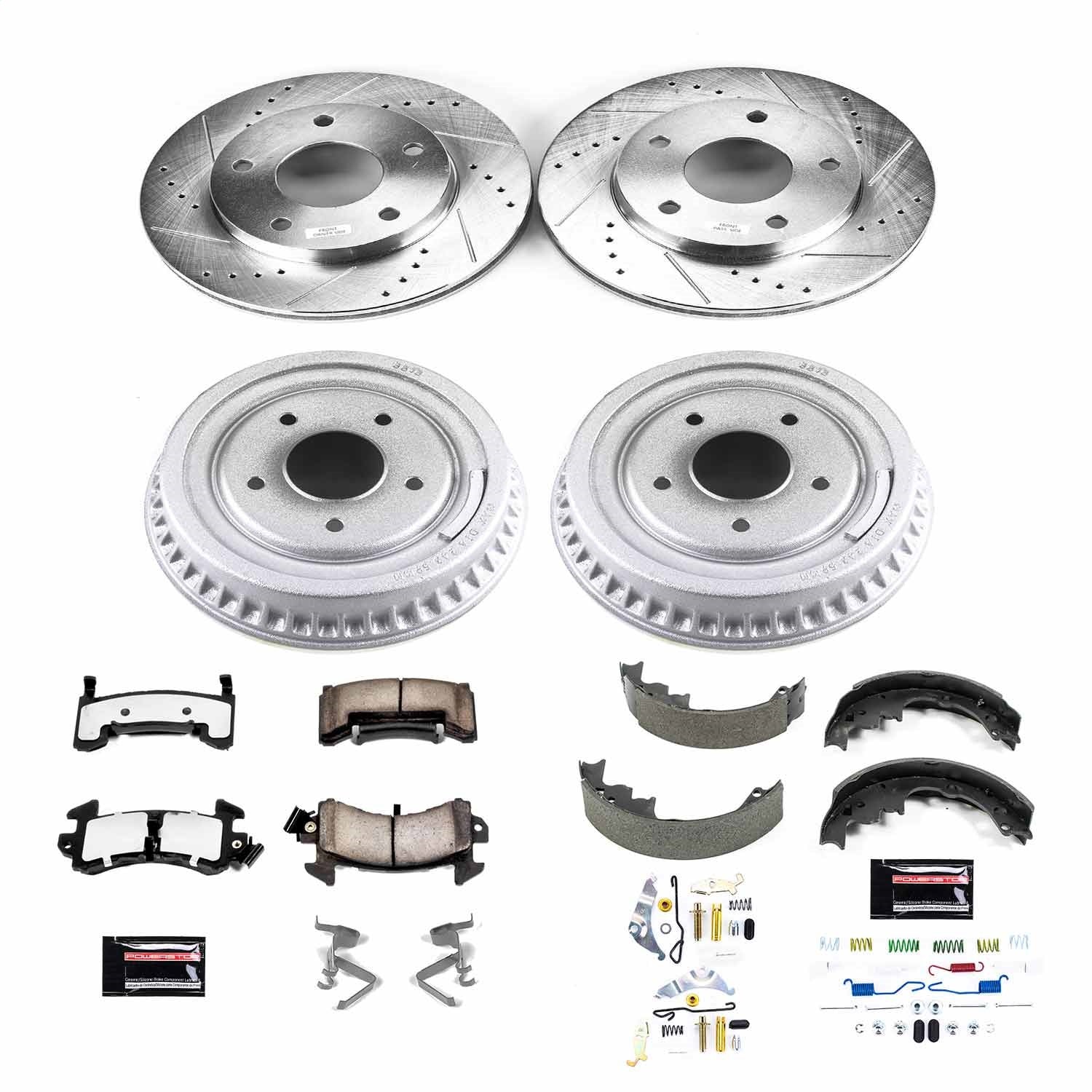 PowerStop Front & Rear Z36 Truck & Tow Brake Kit | Buick Riviera (79-85) (K15045DK-36)
