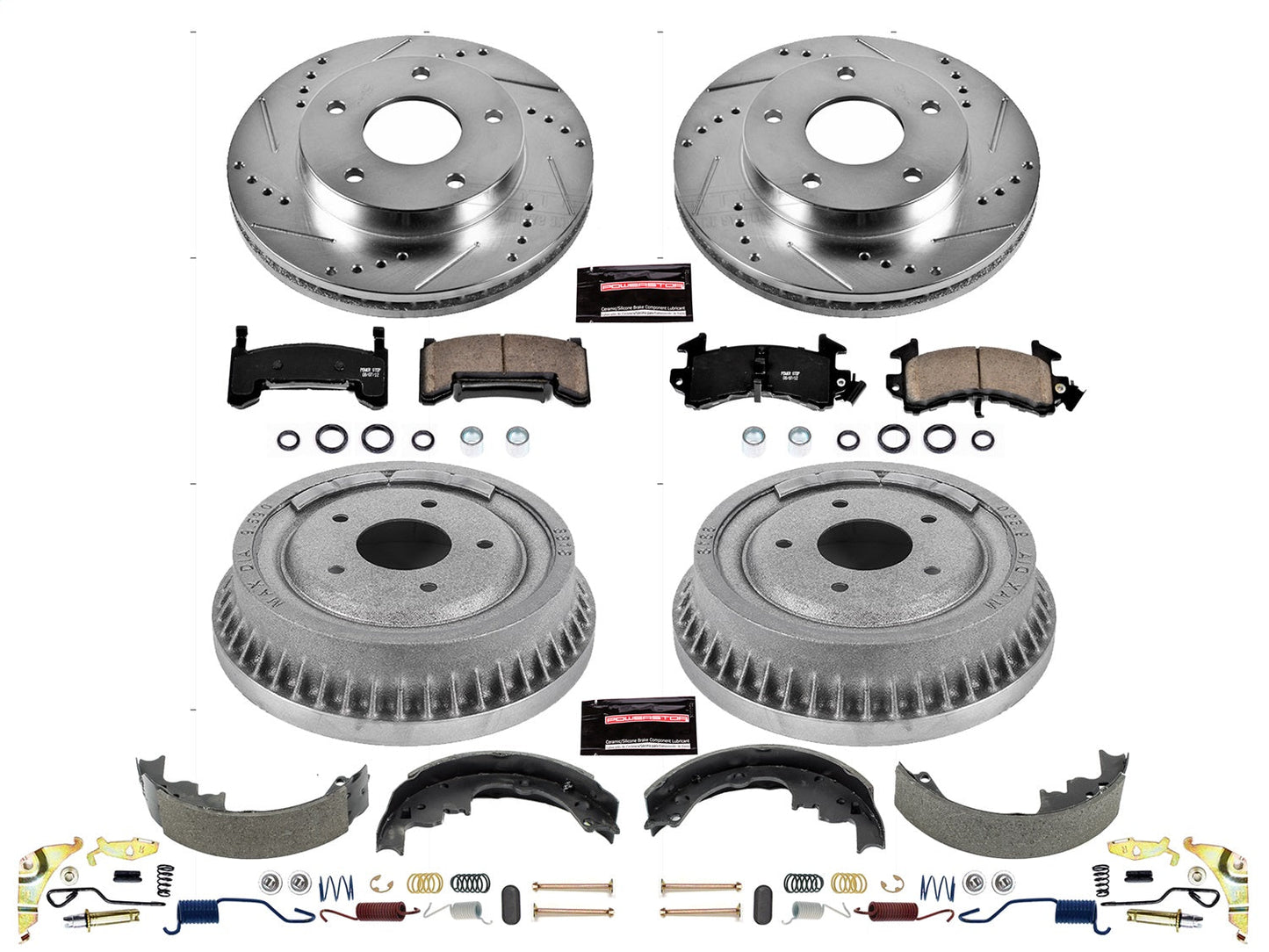 PowerStop Front & Rear Z23 Evolution Sport Brake Kit | Buick Riviera (79-85) (K15045DK)