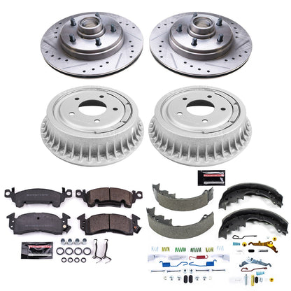 PowerStop Front & Rear Z23 Evolution Sport Brake Kit | Chevrolet Astro (90-93) (K15047DK)
