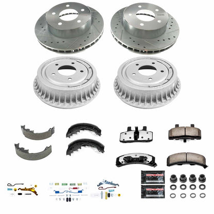 PowerStop Front & Rear Z36 Truck & Tow Brake Kit | Chevrolet Astro (90-02) (K15048DK-36)