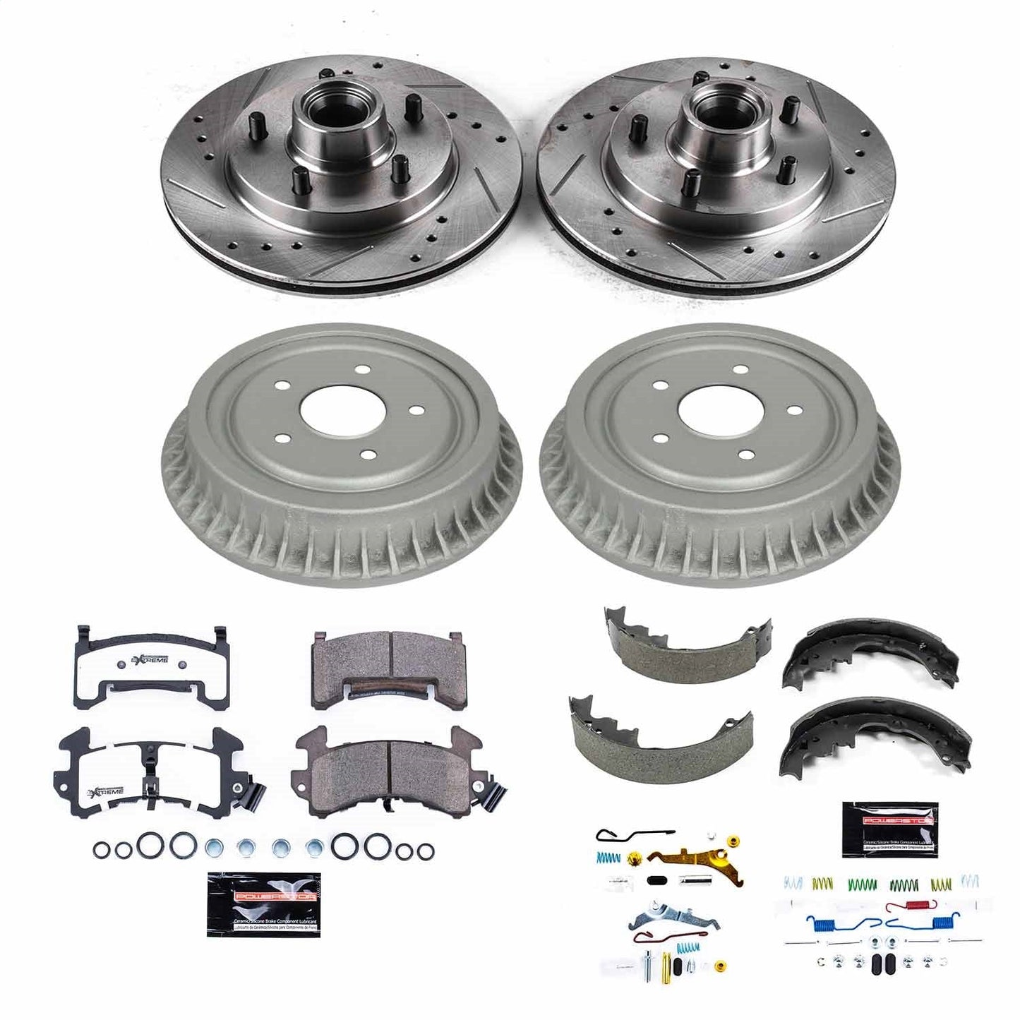 PowerStop Front & Rear Z26 Street Warrior Brake Kit | Chevrolet LLV (92-95) (K15049DK-26)