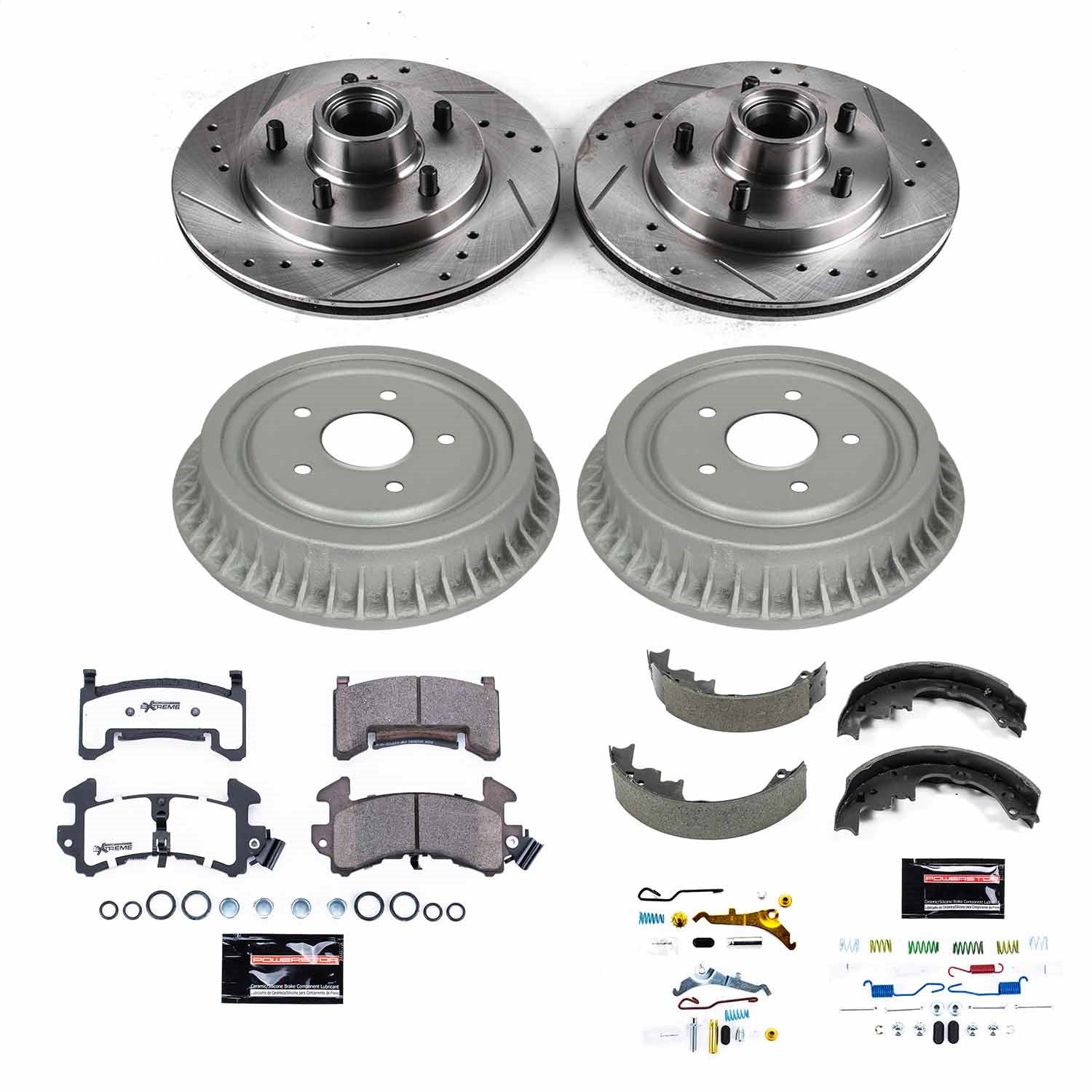PowerStop Front & Rear Z26 Street Warrior Brake Kit | Chevrolet LLV (92-95) (K15049DK-26)