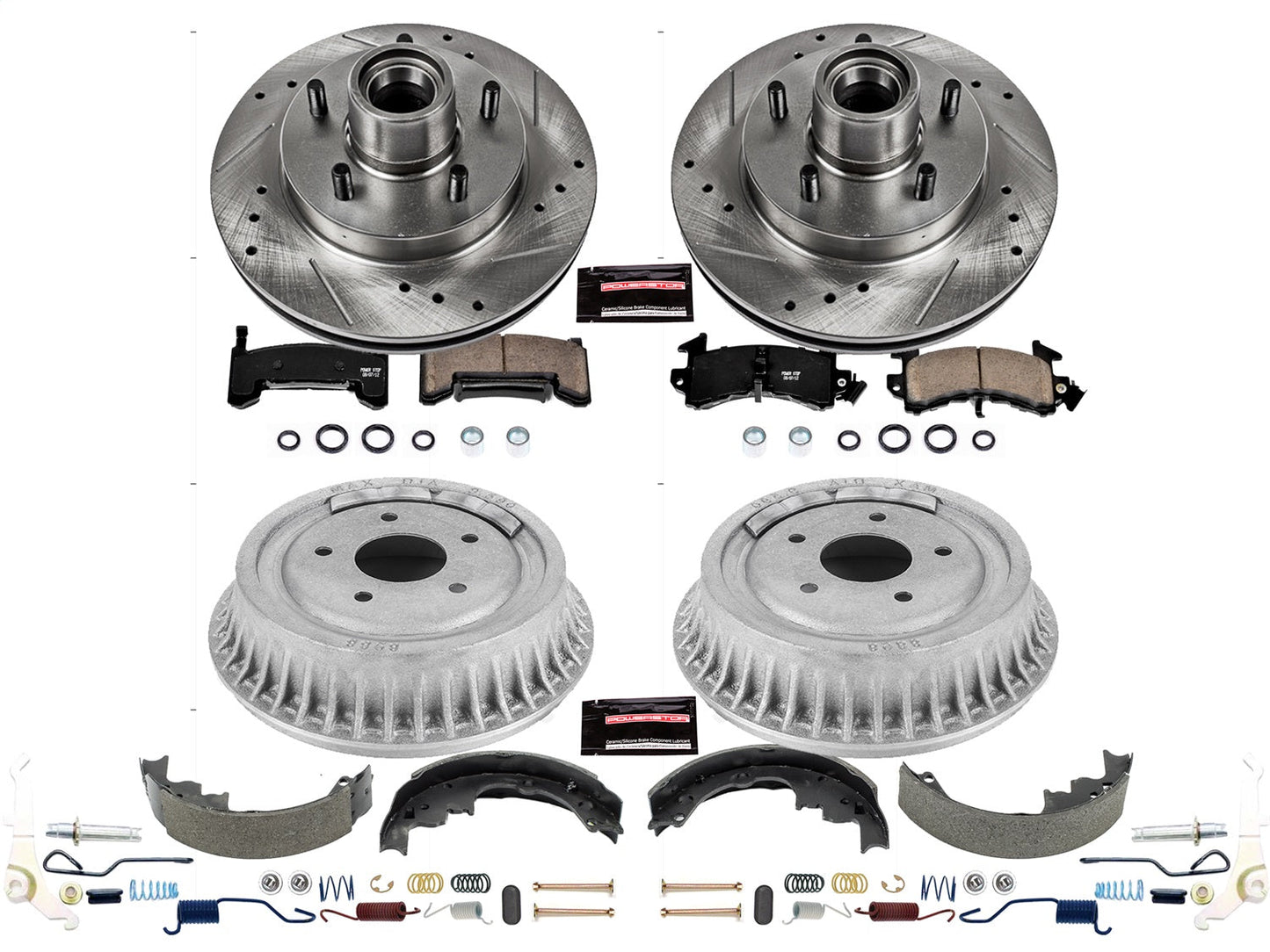 PowerStop Front & Rear Z23 Evolution Sport Brake Kit | Chevrolet LLV (92-95) (K15049DK)
