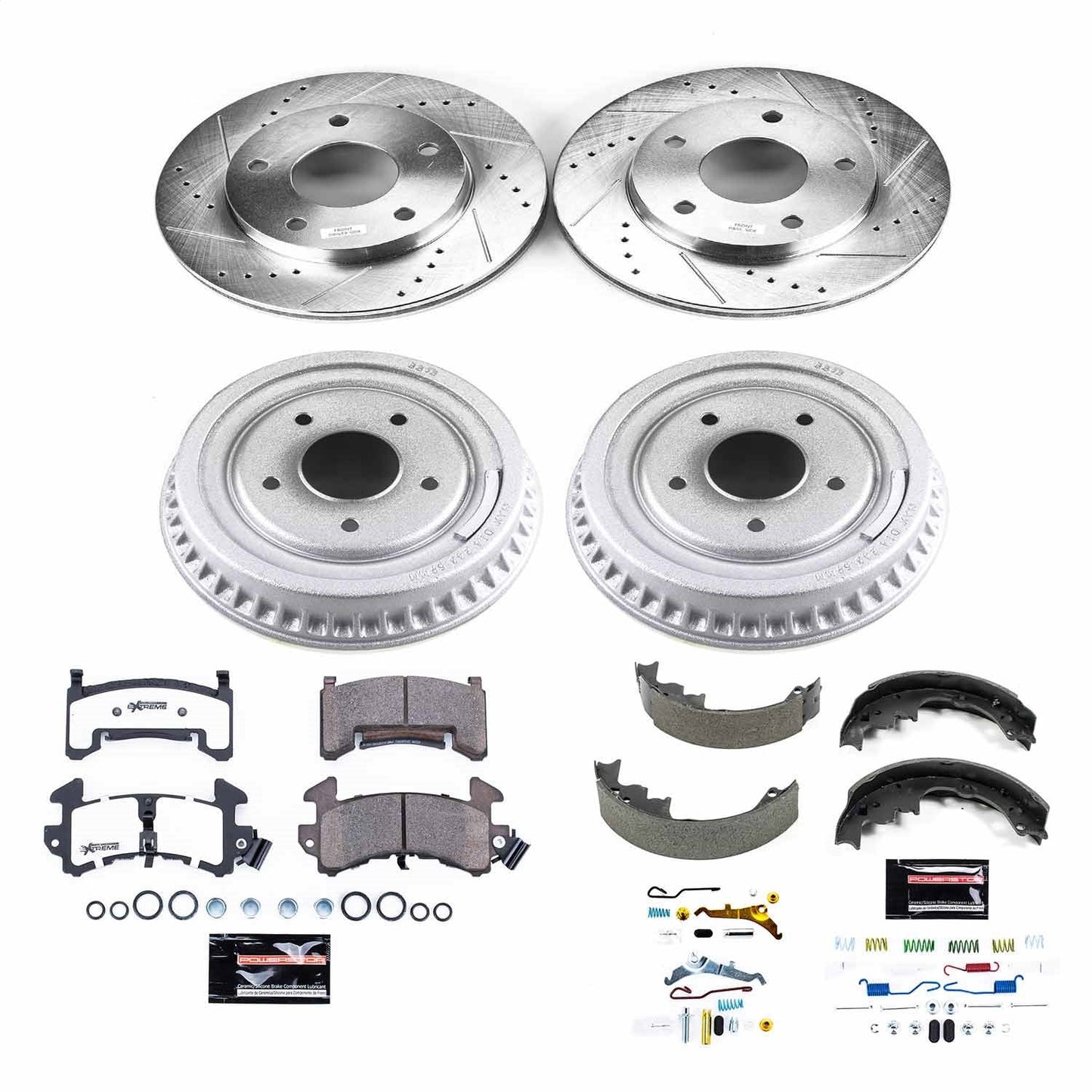 PowerStop Front & Rear Z26 Street Warrior Brake Kit | Chevrolet S10 (83-91) (K15050DK-26)