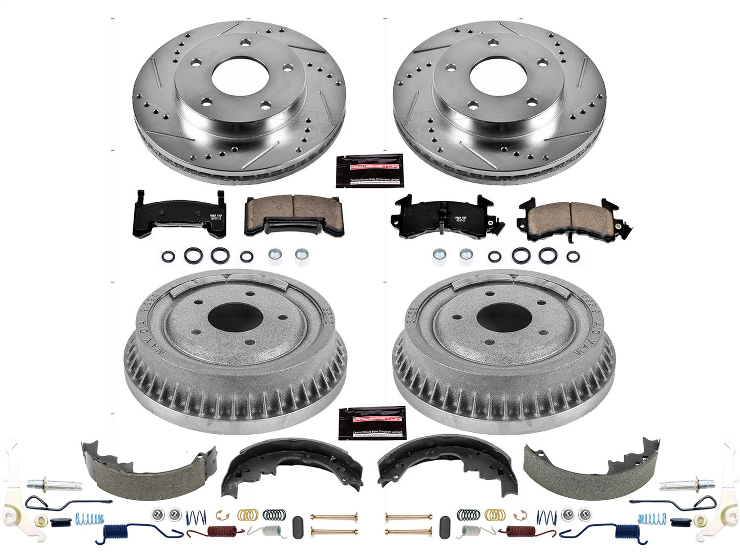 PowerStop Front & Rear Z23 Evolution Sport Brake Kit | Chevrolet S10 (83-91) (K15050DK)