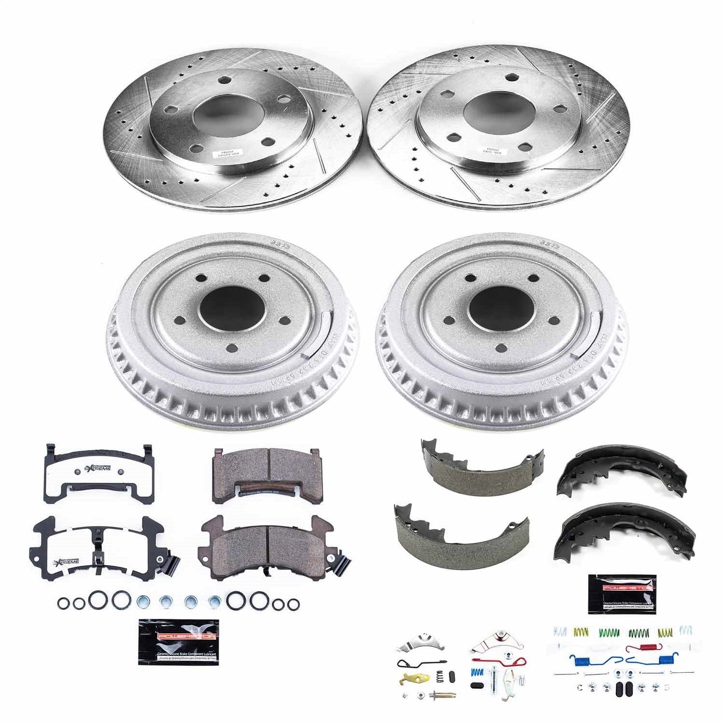 PowerStop Front & Rear Z26 Street Warrior Brake Kit | GMC S15 (84) (K15052DK-26)