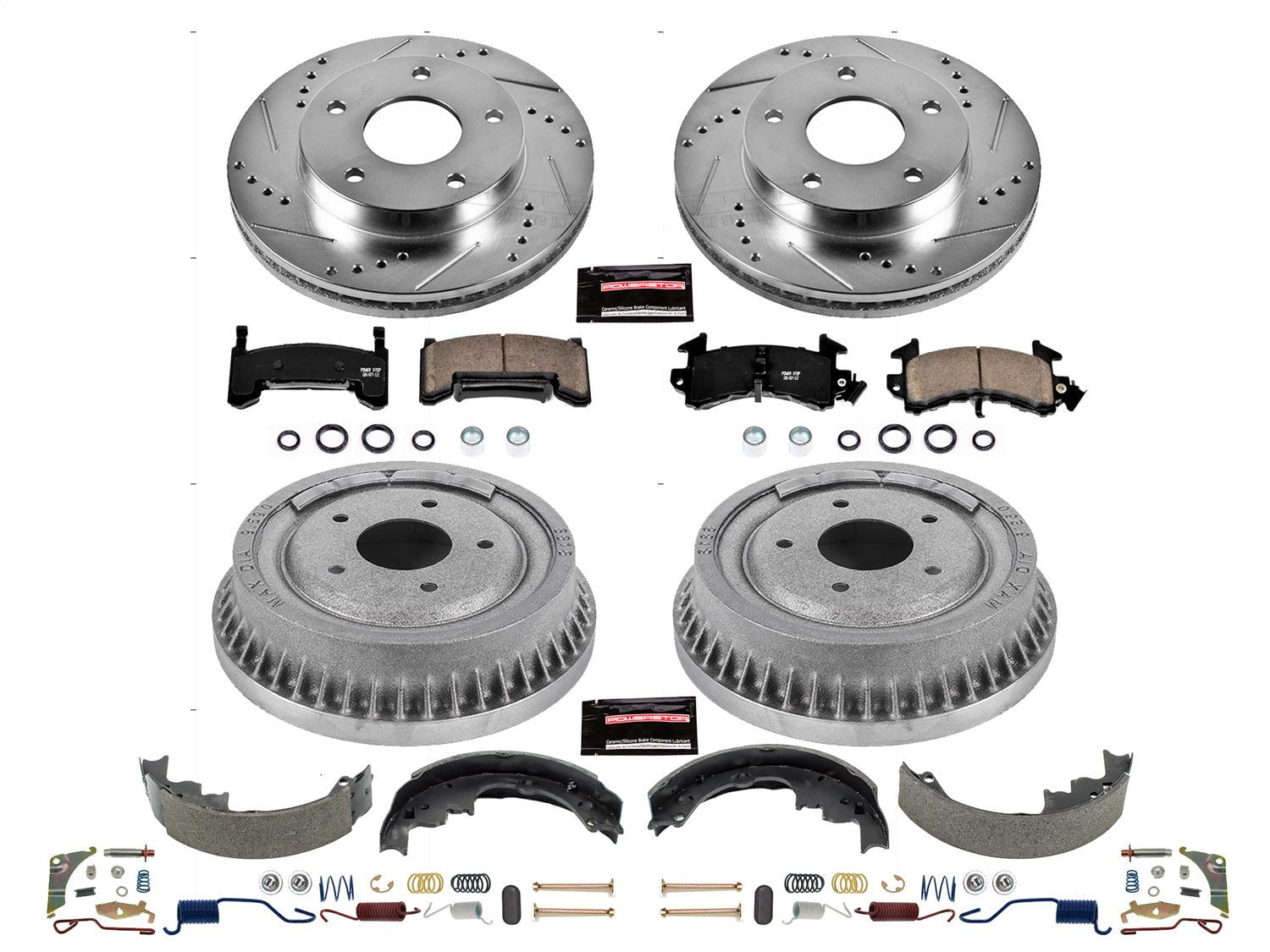PowerStop Front & Rear Z23 Evolution Sport Brake Kit | GMC S15 (1984) (K15052DK)