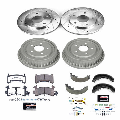 PowerStop Front & Rear Z26 Street Warrior Brake Kit | GMC Syclone (1991) (K15053DK-26)