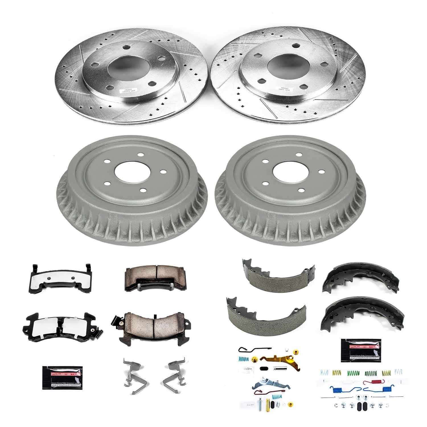 PowerStop Front & Rear Z36 Truck & Tow Brake Kit | GMC Syclone (91) (K15053DK-36)