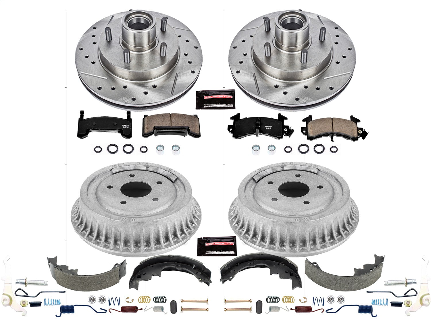 PowerStop Front & Rear Z23 Evolution Sport Brake Kit | Chevrolet S10 (98-03) (K15054DK)