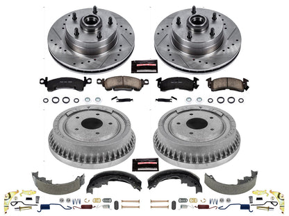 PowerStop Z23 Evolution Sport Front & Rear Brake Kit | Oldsmobile Cutlass Supreme (71-72) (K15055DK)