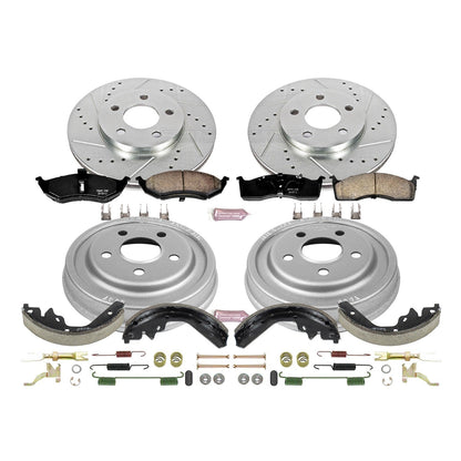 PowerStop Front & Rear Z23 Evolution Sport Brake Kit | Dodge Neon (00-05) (K15058DK)