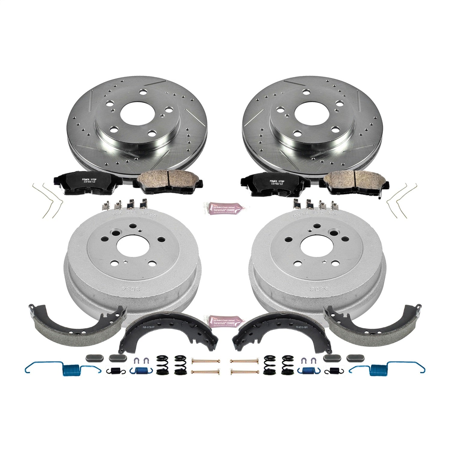 PowerStop Front & Rear Z23 Evolution Sport Brake Kit | Toyota Camry (92-01) (K15059DK)