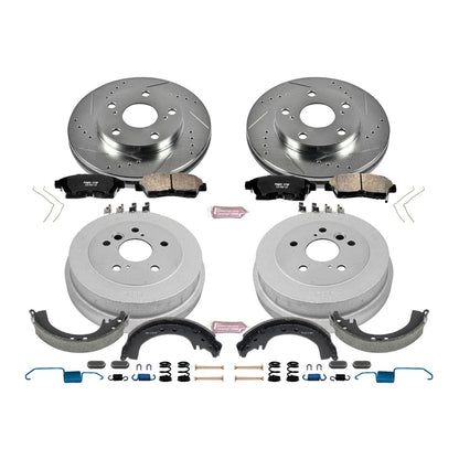 PowerStop Front & Rear Z23 Evolution Sport Brake Kit | Toyota Camry (92-01) (K15059DK)