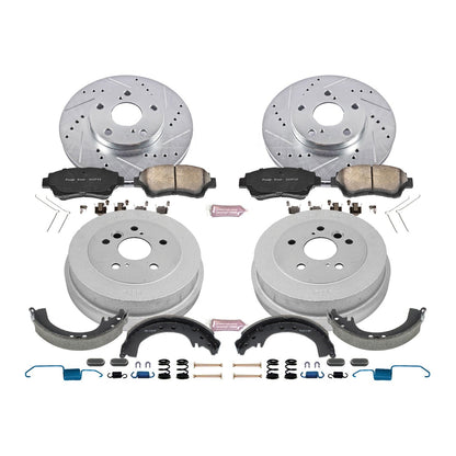 PowerStop Front & Rear Z23 Evolution Sport Brake Kit | Toyota Camry (00-01) (K15060DK)
