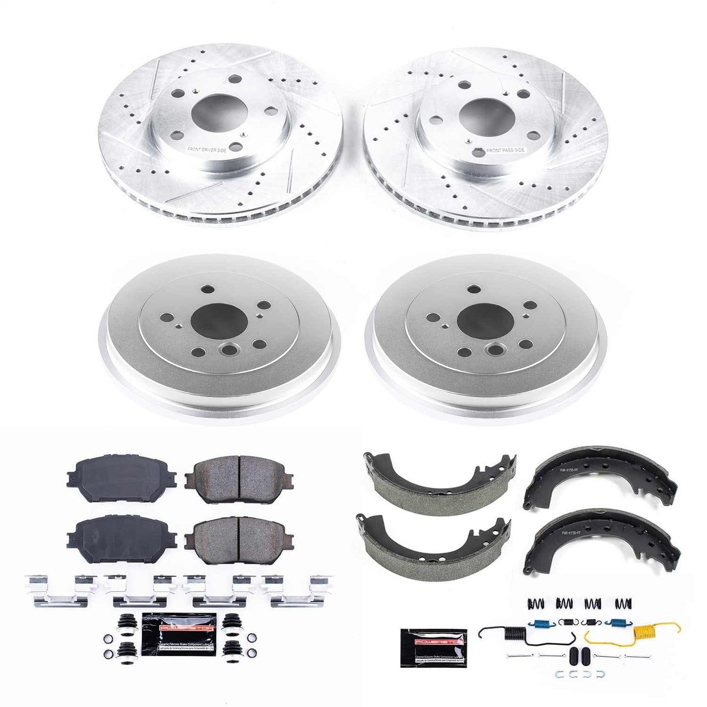 PowerStop Front & Rear Z23 Evolution Sport Brake Kit | Toyota Camry (02-04) (K15061DK)