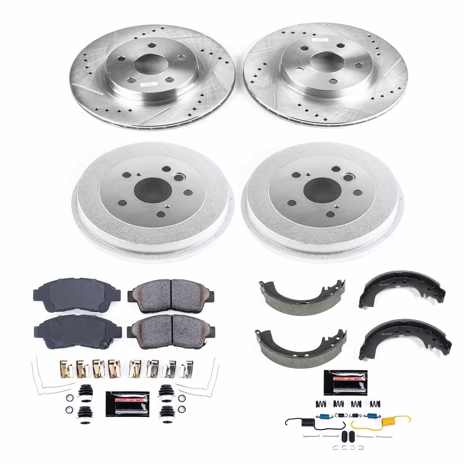 PowerStop Front & Rear Z23 Evolution Sport Brake Kit | Toyota RAV4 (96-00) (K15062DK)