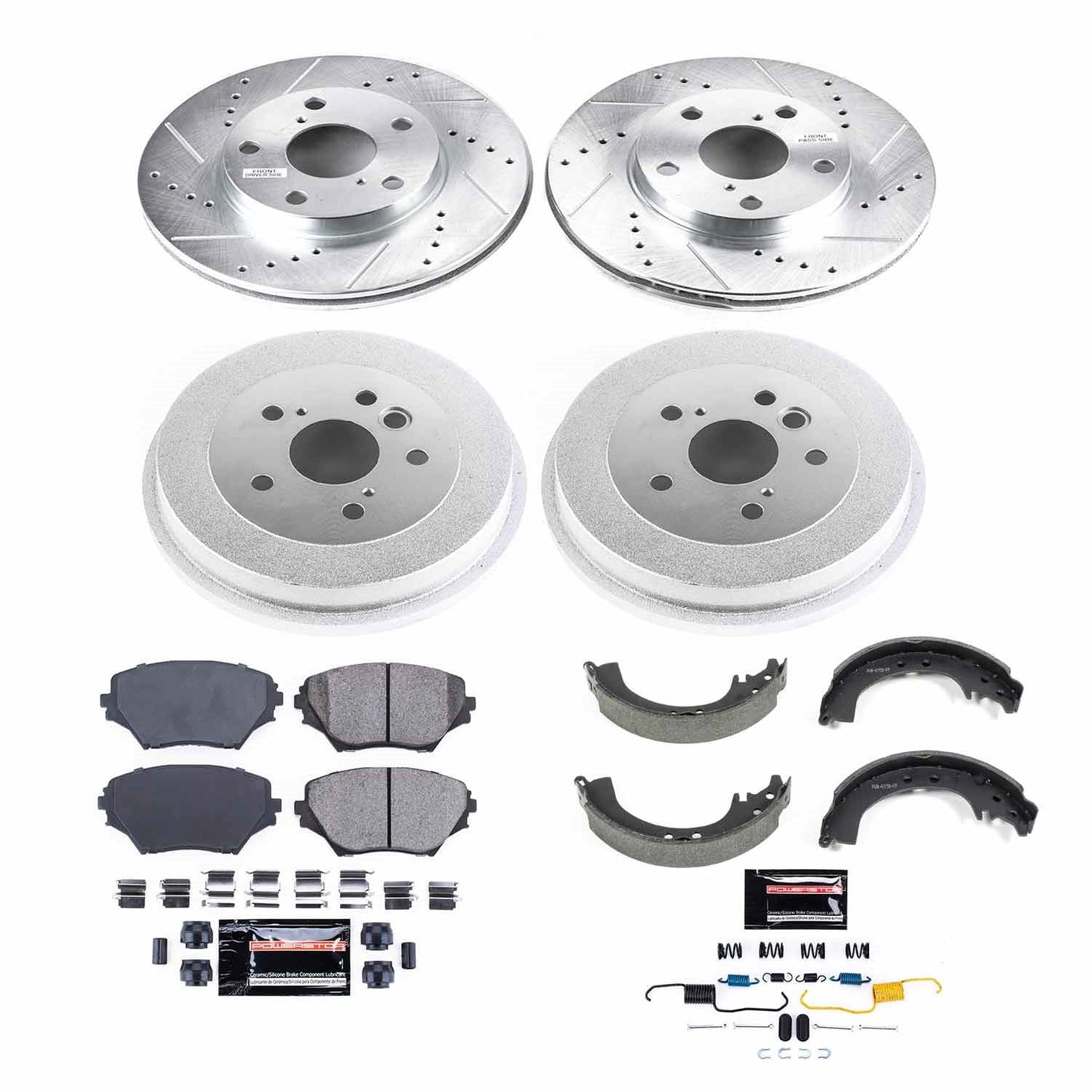 PowerStop Front & Rear Z23 Evolution Sport Brake Kit | Toyota RAV4 (01-02) (K15063DK)