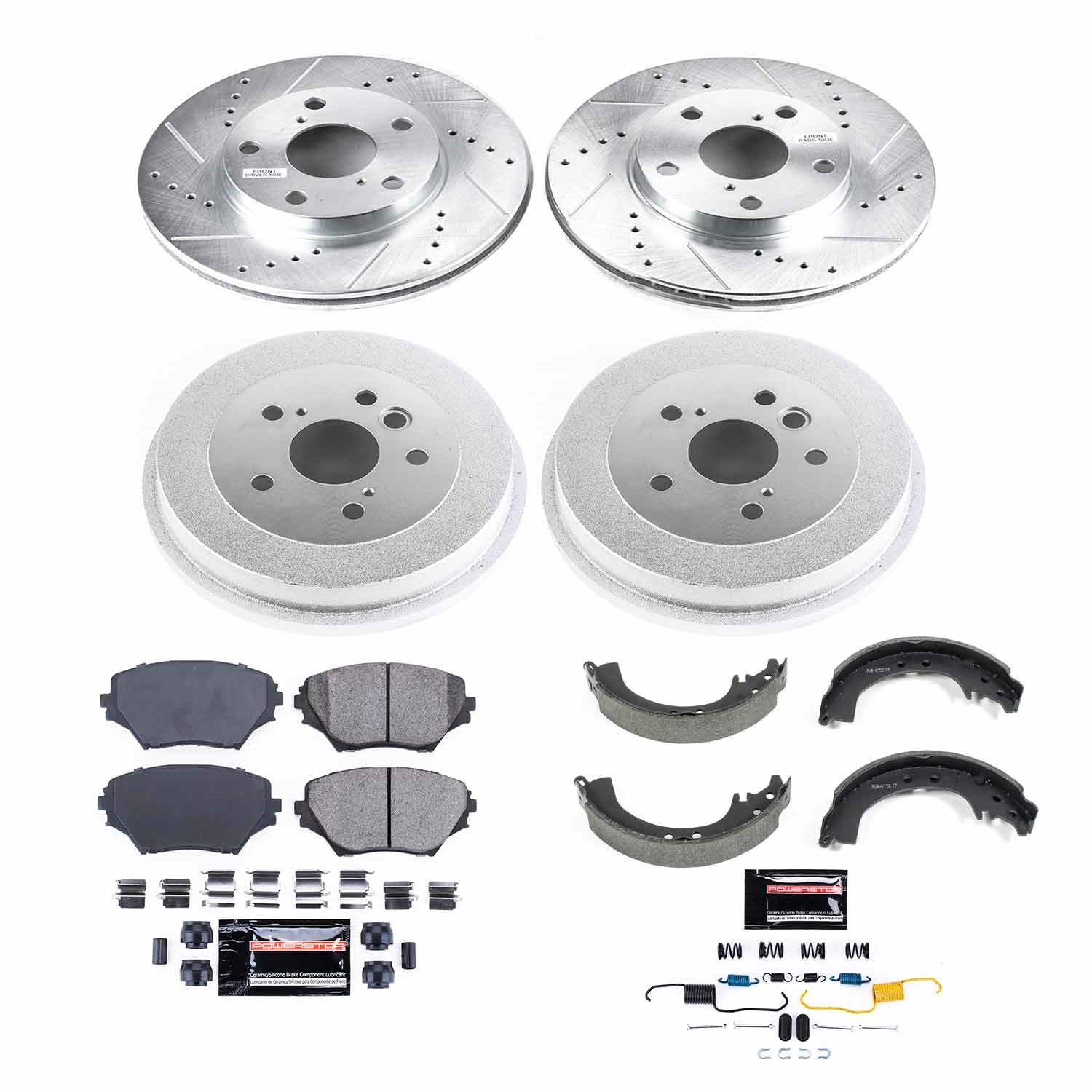 PowerStop Front & Rear Z23 Evolution Sport Brake Kit | Toyota RAV4 (01-02) (K15063DK)