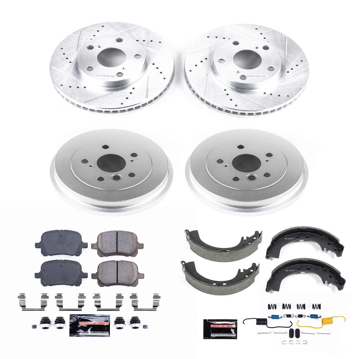 PowerStop Front & Rear Z23 Evolution Sport Brake Kit | Toyota Solara (02-03) (K15065DK)