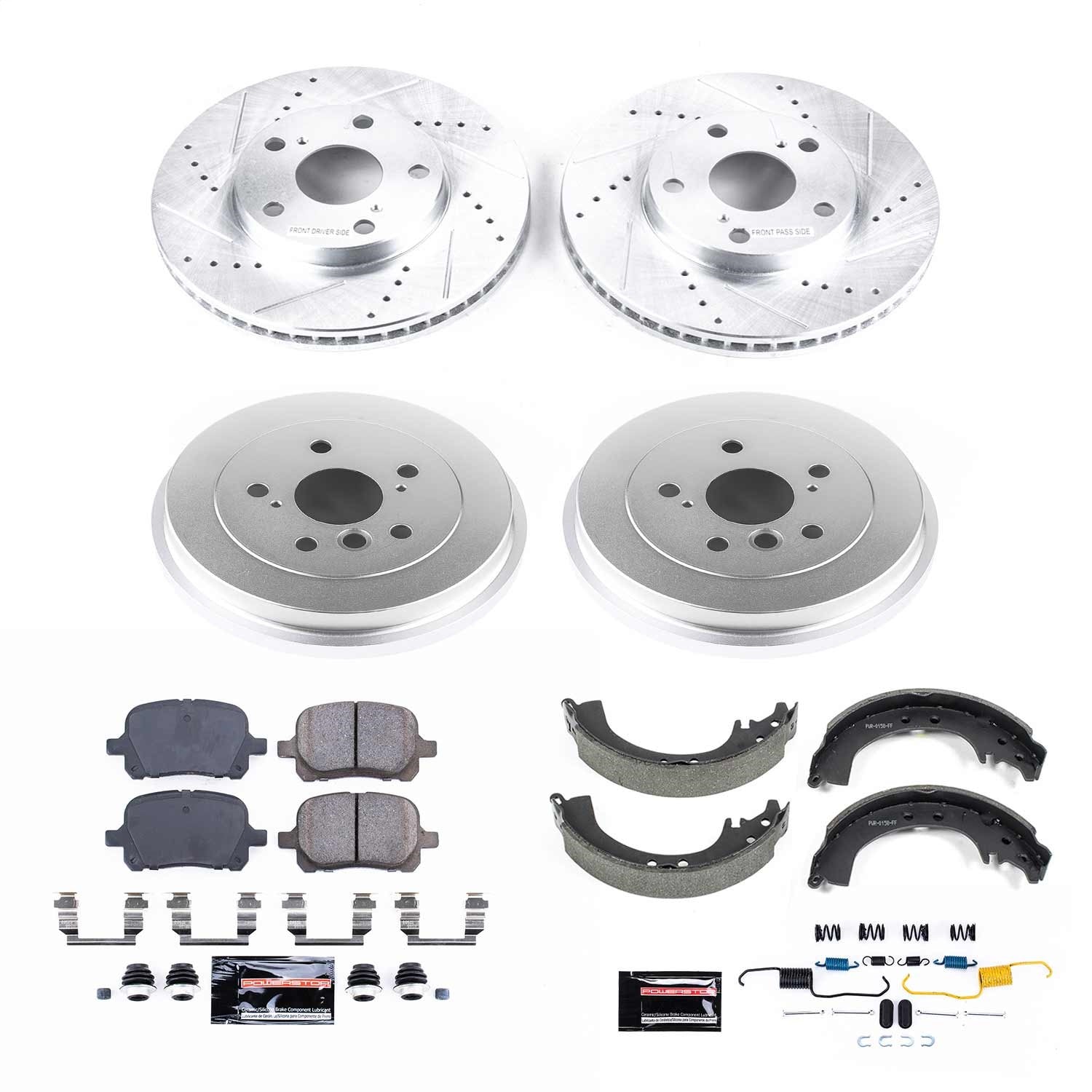 PowerStop Front & Rear Z23 Evolution Sport Brake Kit | Toyota Solara (02-03) (K15065DK)