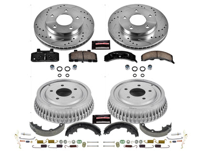 PowerStop Front & Rear Z23 Evolution Sport Brake Kit | Cadillac DeVille (85-86) (K15080DK)